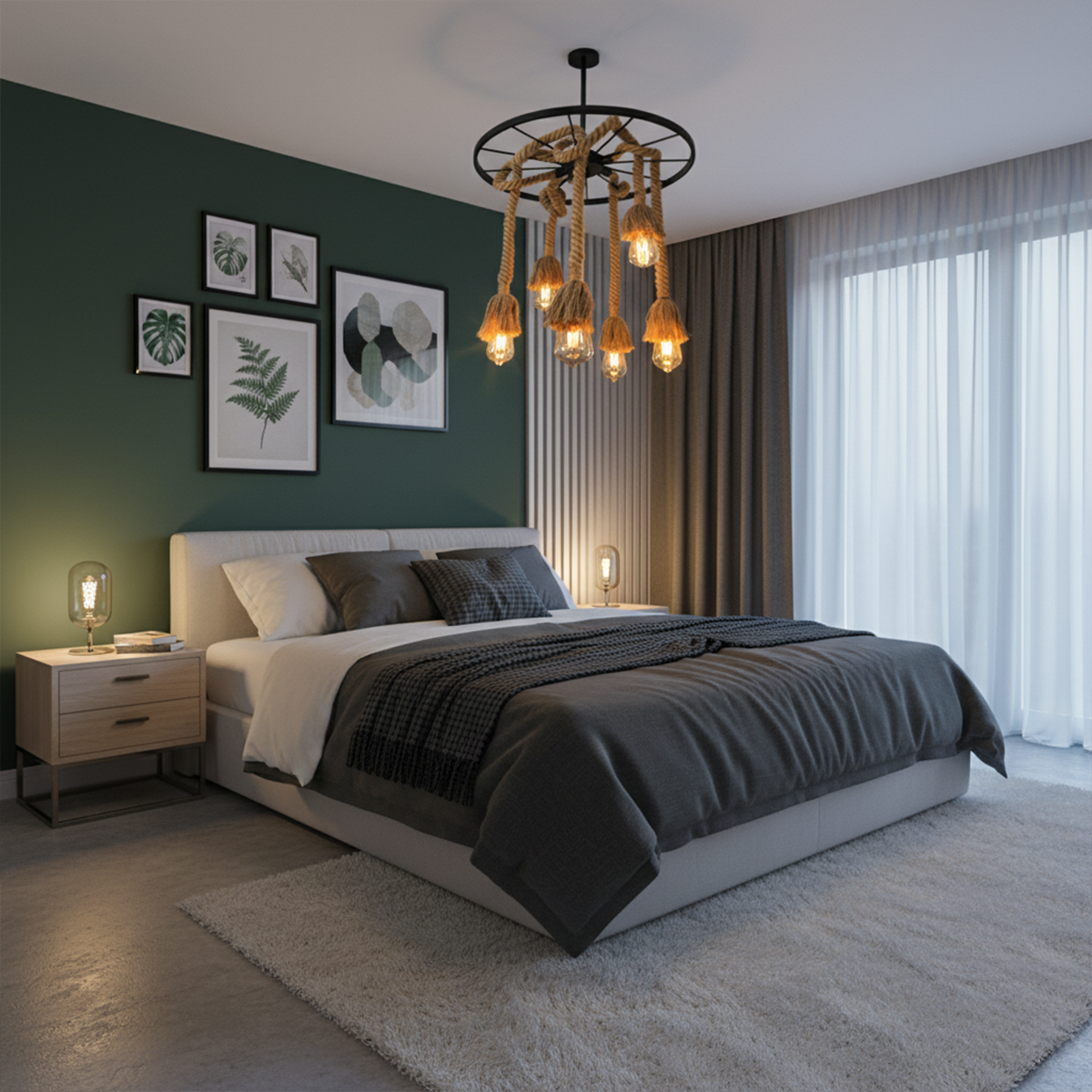 Mariner’s Forge Rope Chandelier