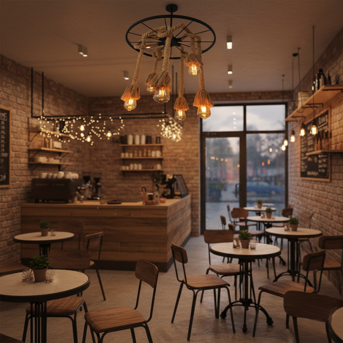 Mariner’s Forge Rope Chandelier