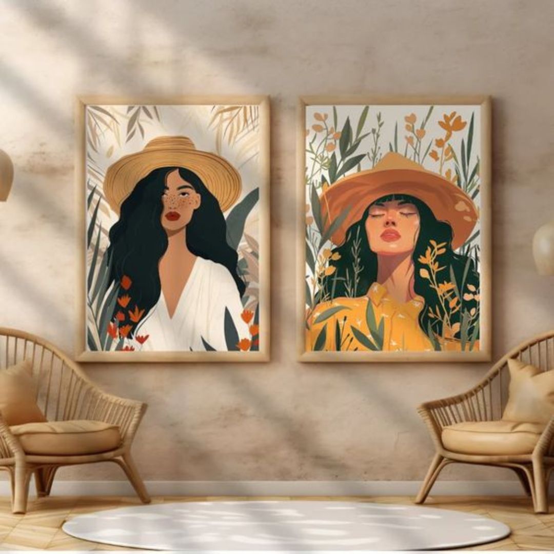 Bohemia Femme Art (set of 2) - Bare Boho Living