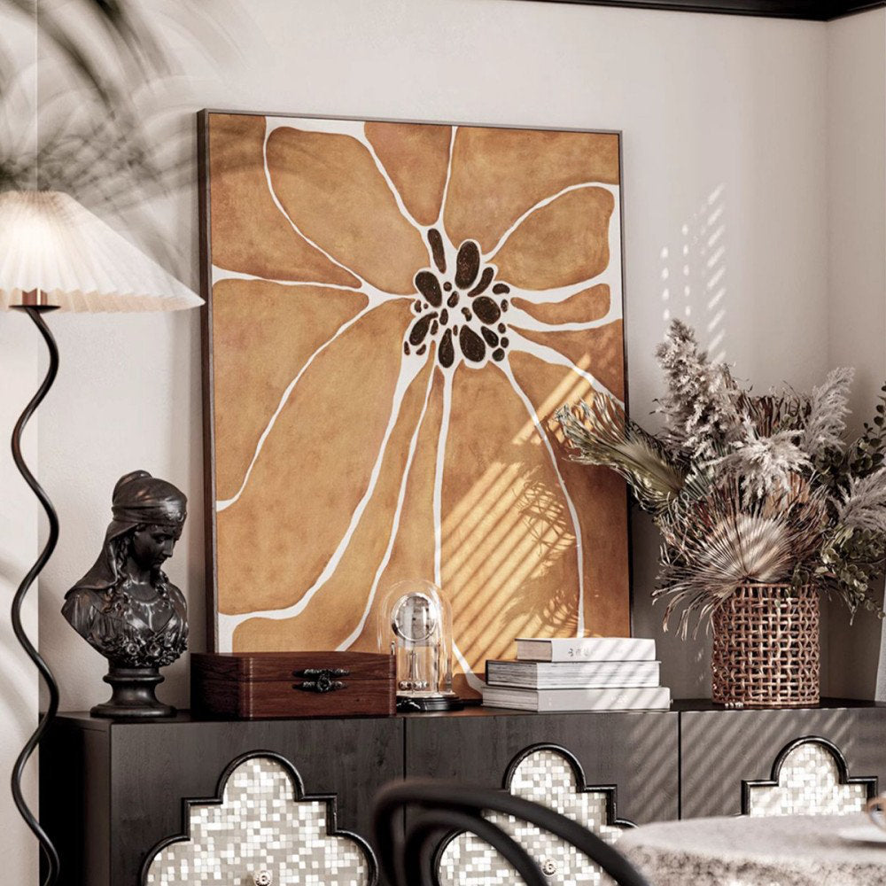 Soleil Beige Digital Wall Painting