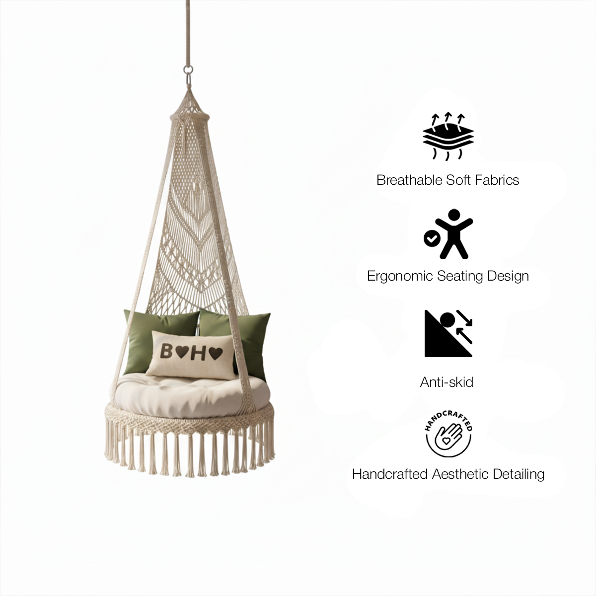 Raven Knot Hanging Swing