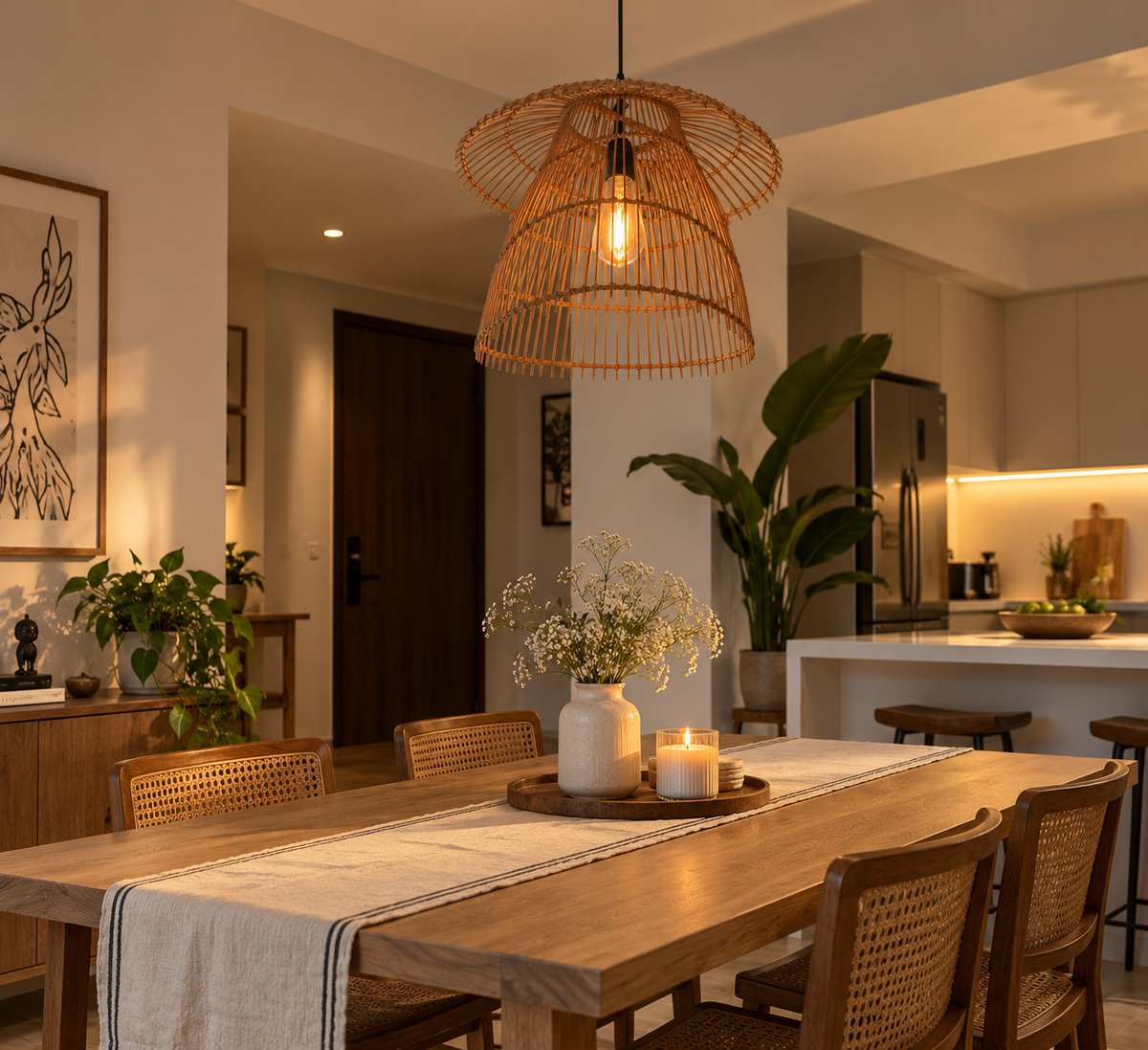 Oro Woven Pendant Lamp