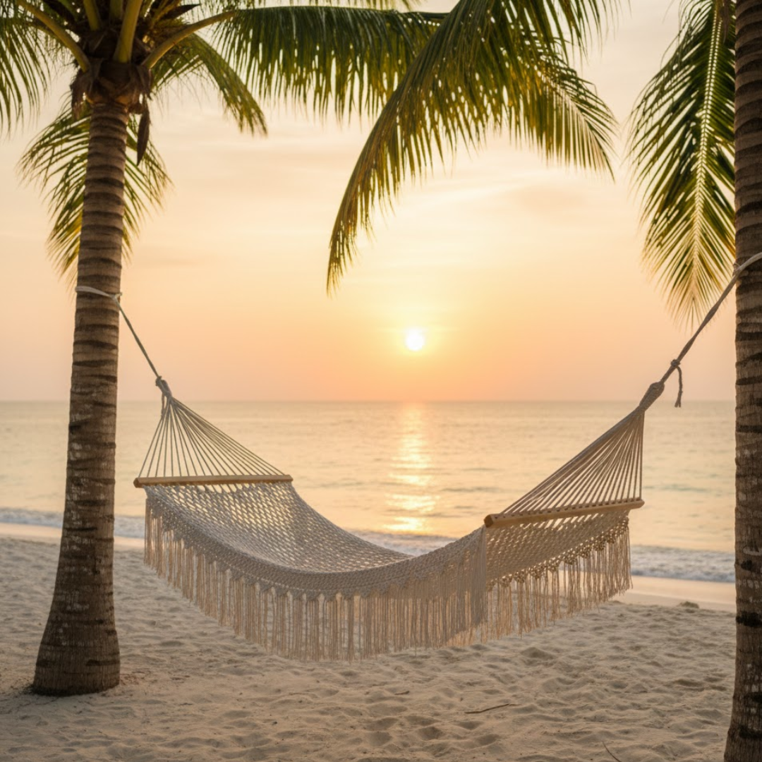 Serene Haven Macrame Hammock