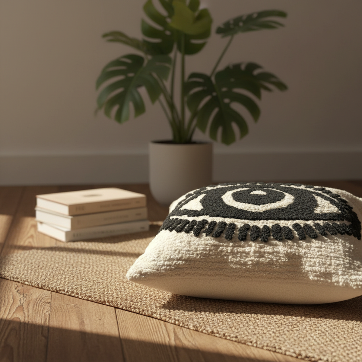 Mystic Gaze Textured Cushion