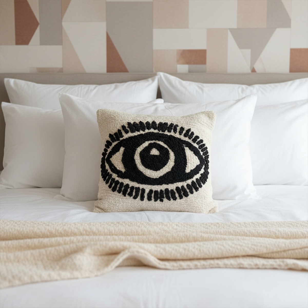 Mystic Gaze Textured Cushion