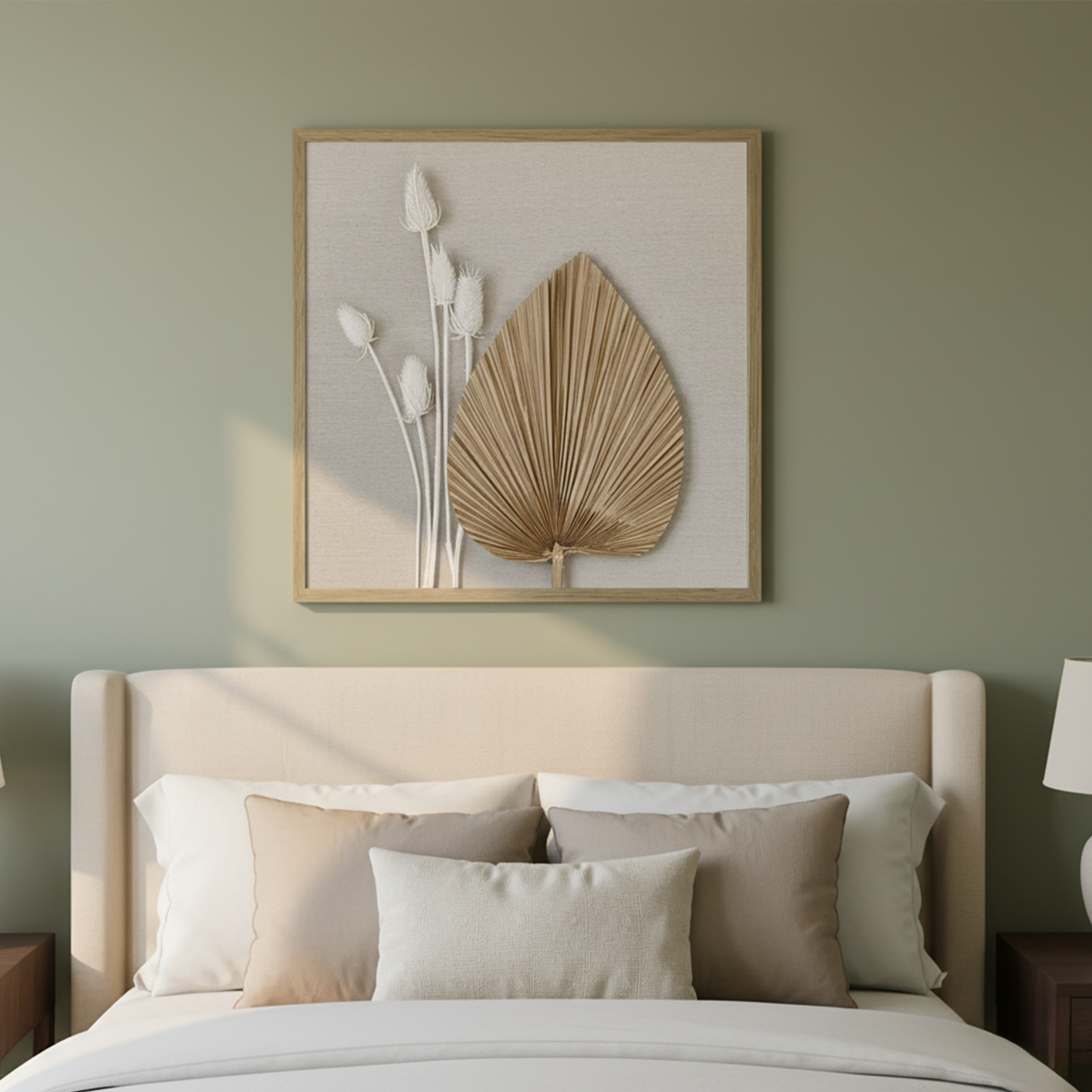 Sahara Whispers Handmade 3D Textured Wall Painting