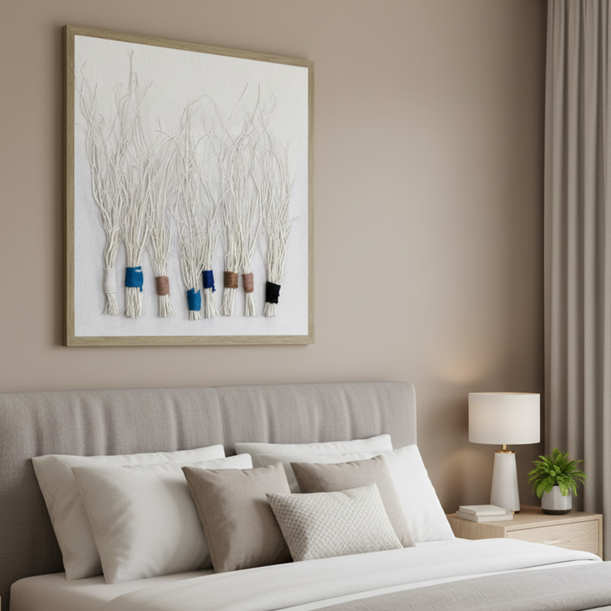 Elysian Layers Handmade 3D Textured Wall Painting