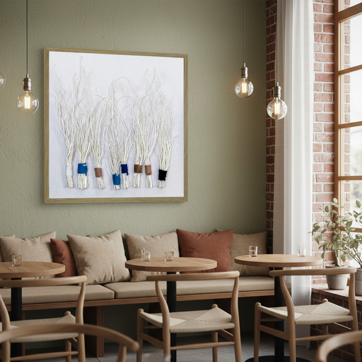 Elysian Layers Handmade 3D Textured Wall Painting