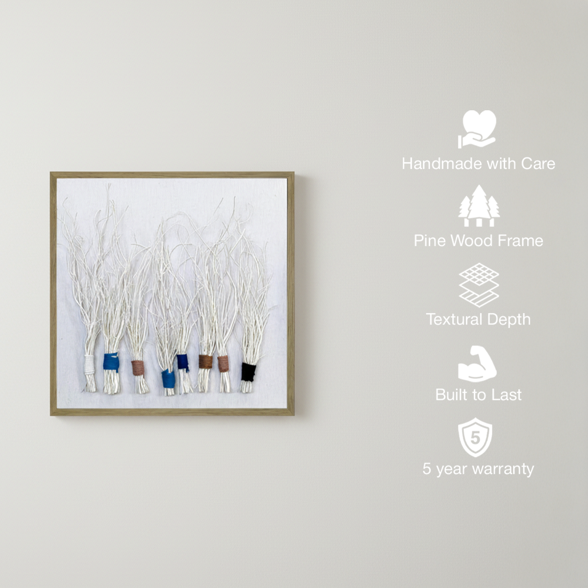 Elysian Layers Handmade 3D Textured Wall Painting