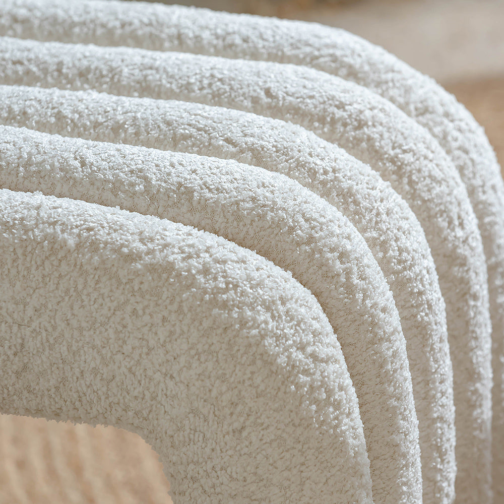 Arcadia Boucle Pouf Bench