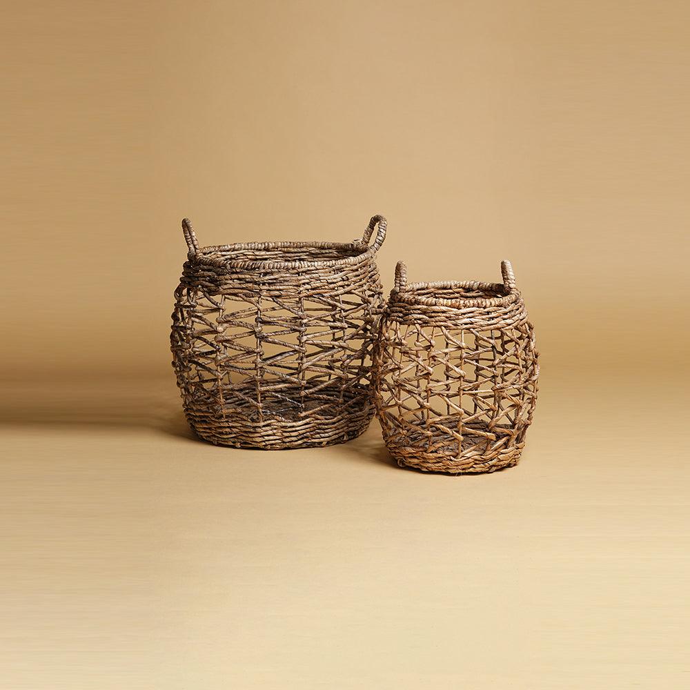 Boho Nesting Storage Basket (set of 2) - Bare Boho Living