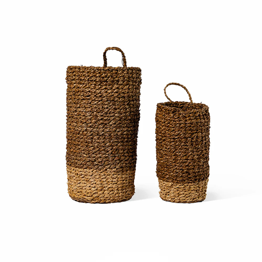 Eco-Chic Seagrass Basket (set of 2) - Bare Boho Living