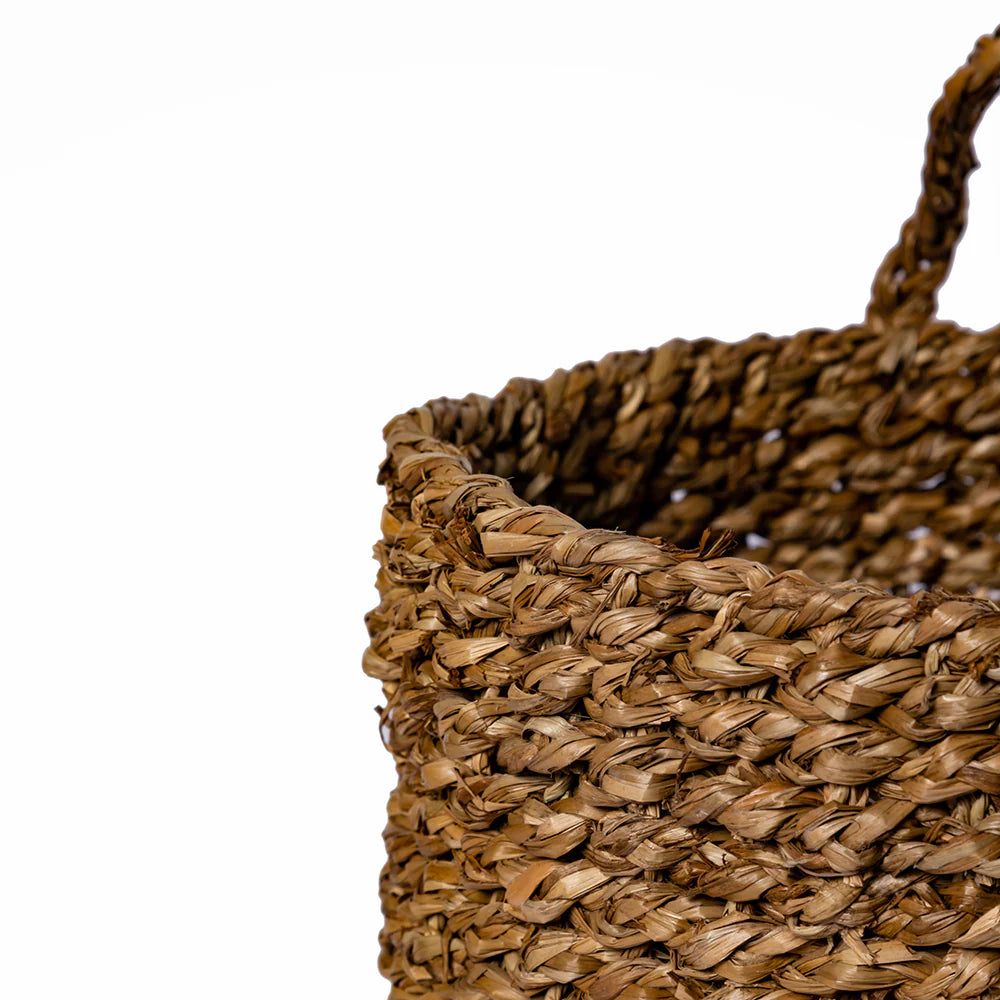 Eco-Chic Seagrass Basket (set of 2) - Bare Boho Living