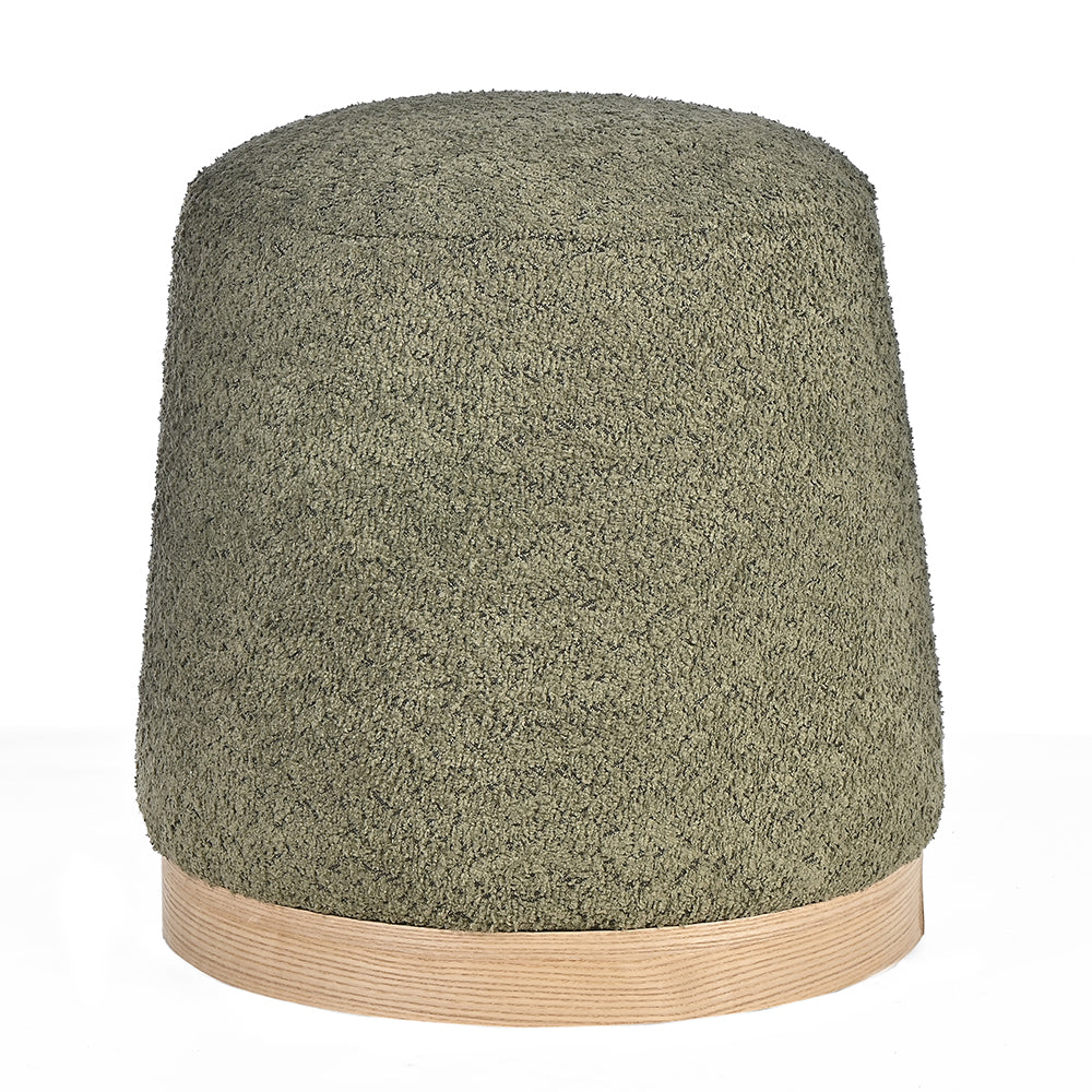 Nestle Bouclé Pouf Stool