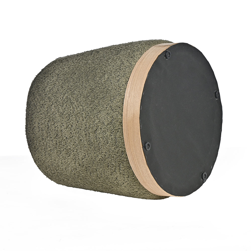 Nestle Bouclé Pouf Stool