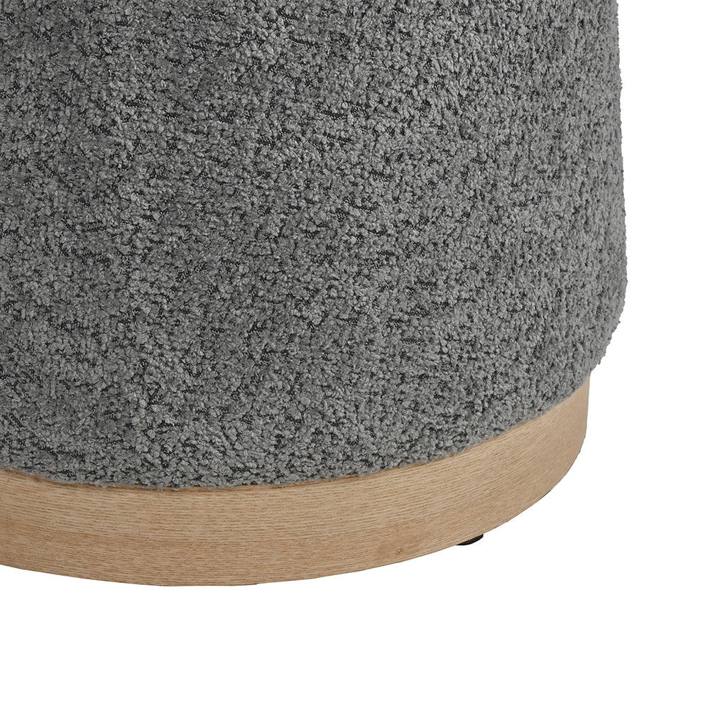 Nestle Bouclé Pouf Stool