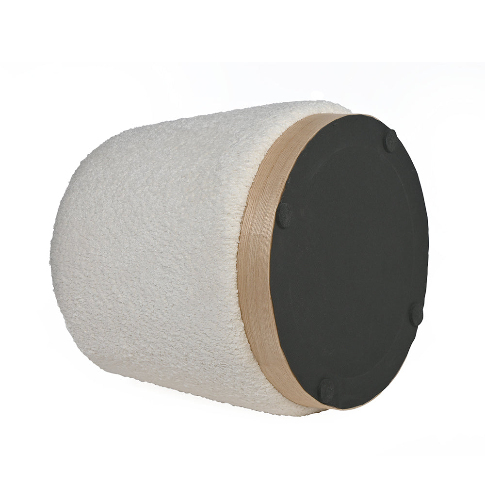 Nestle Bouclé Pouf Stool
