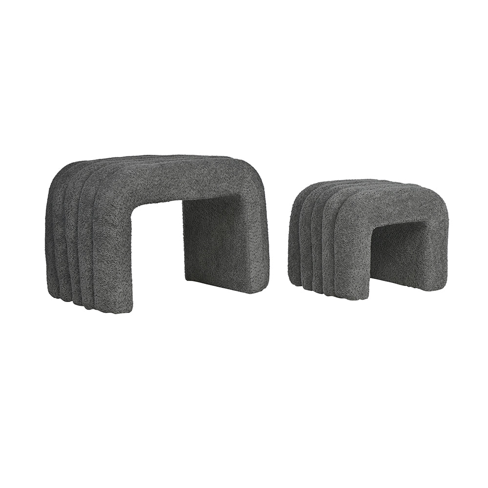 Arcadia Boucle Pouf Bench