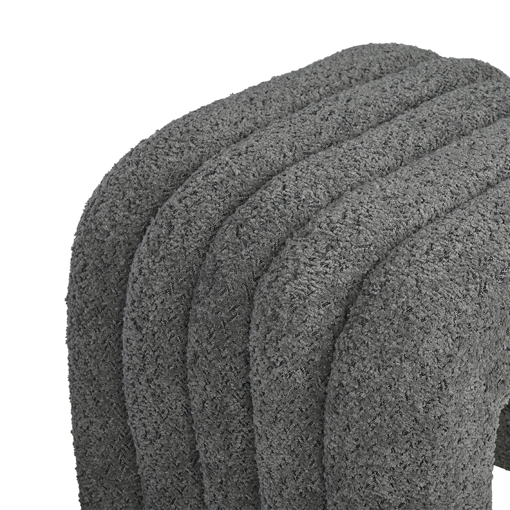 Arcadia Boucle Pouf Bench