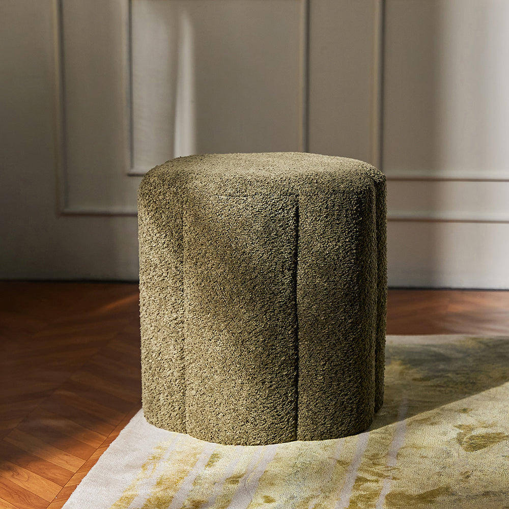 Regalia Wooden Pouf