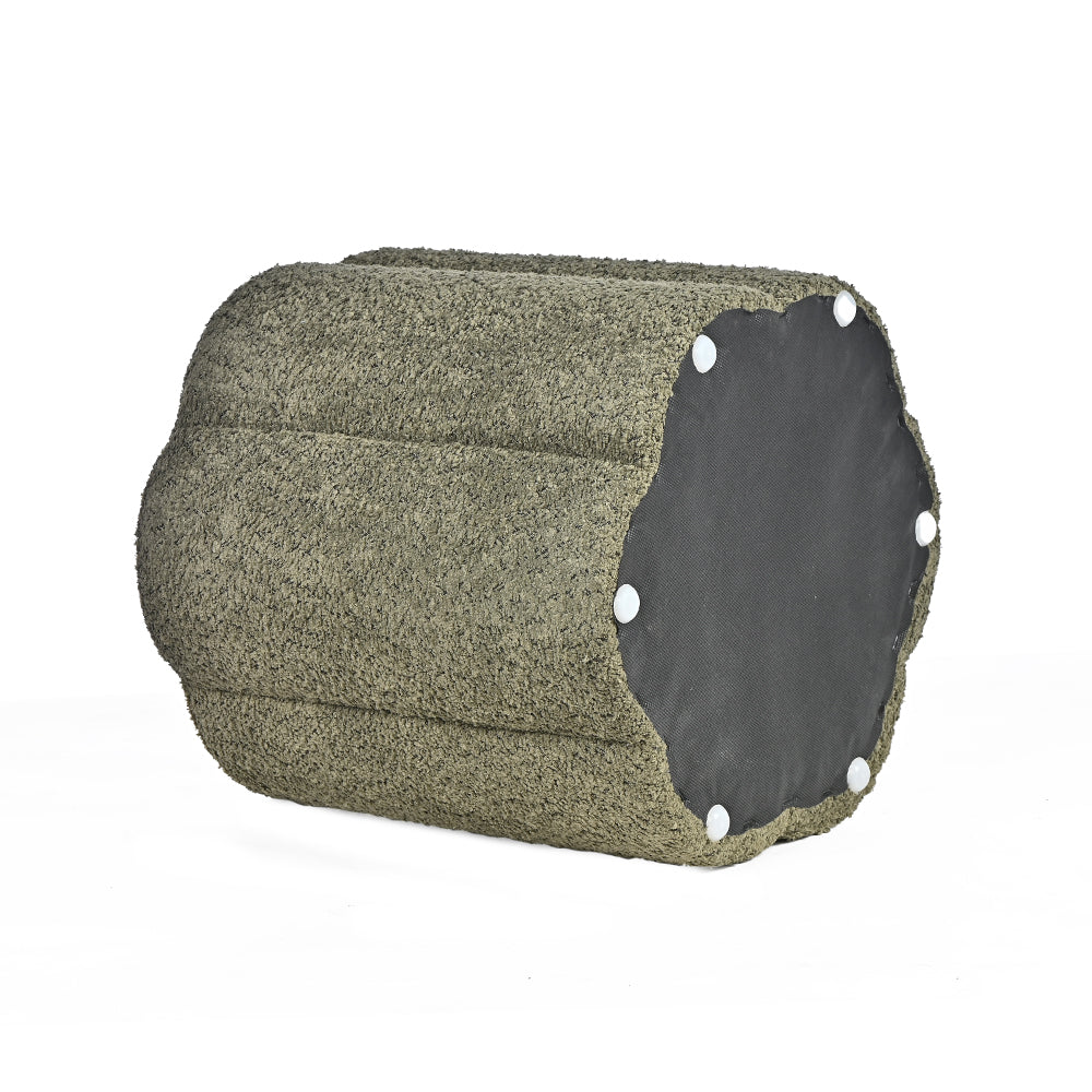 Regalia Wooden Pouf