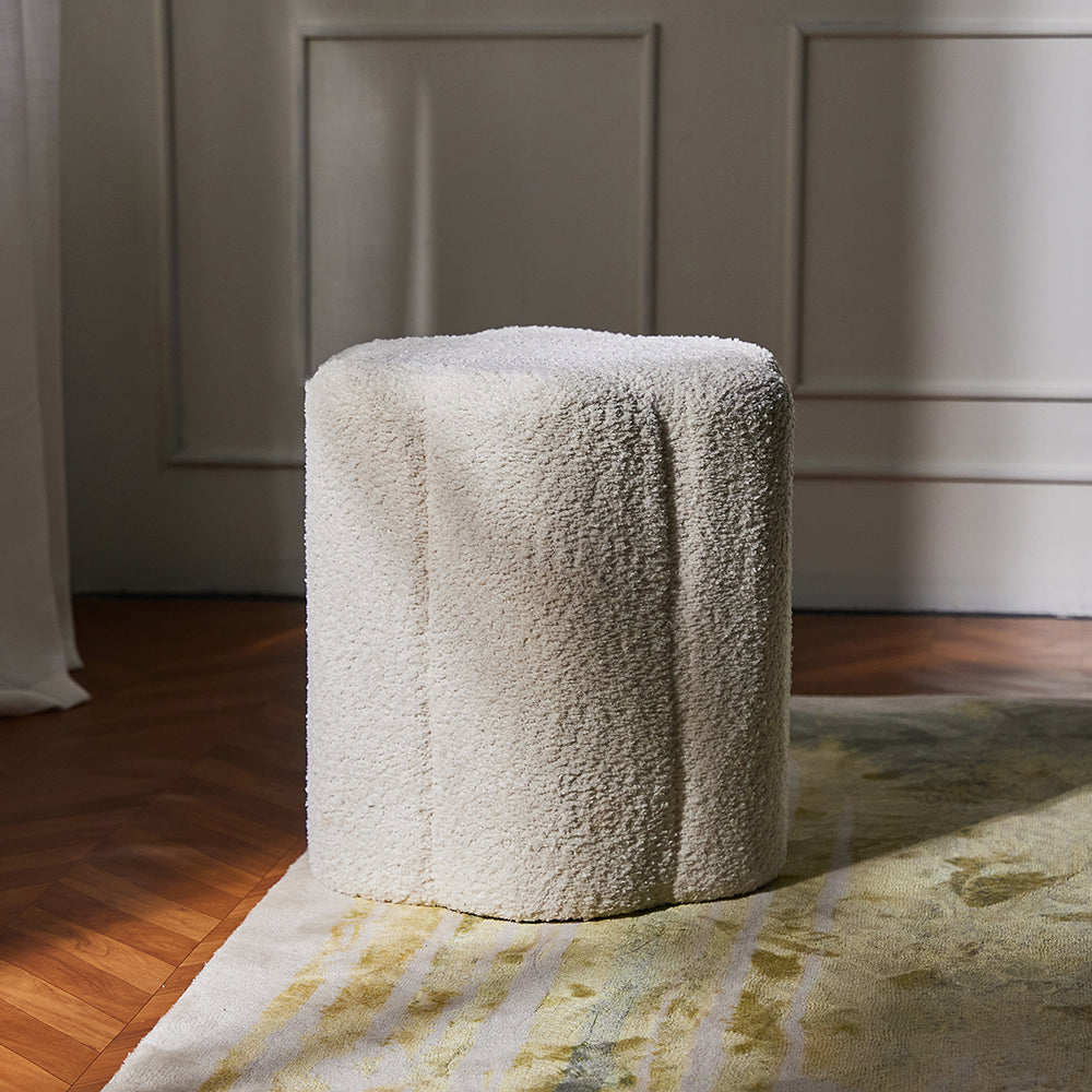 Regalia Wooden Pouf