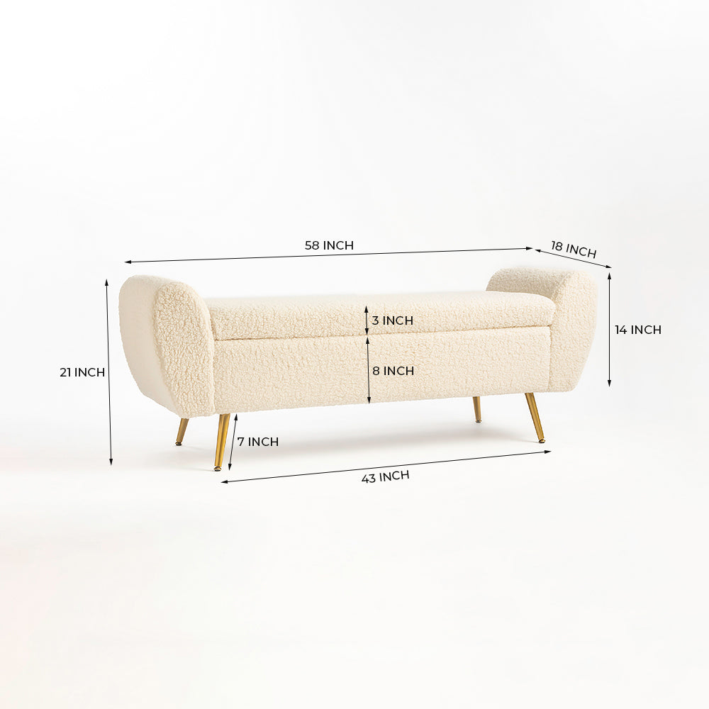 Aria Cotton Bench