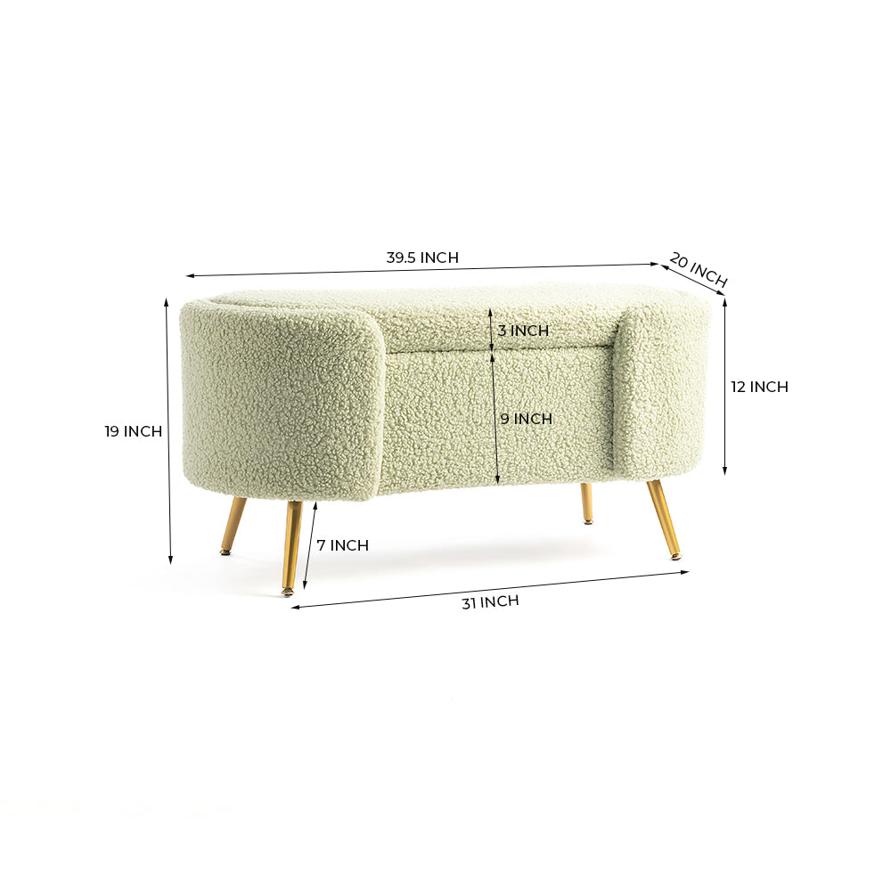 Alabaster Haven Storage Bench