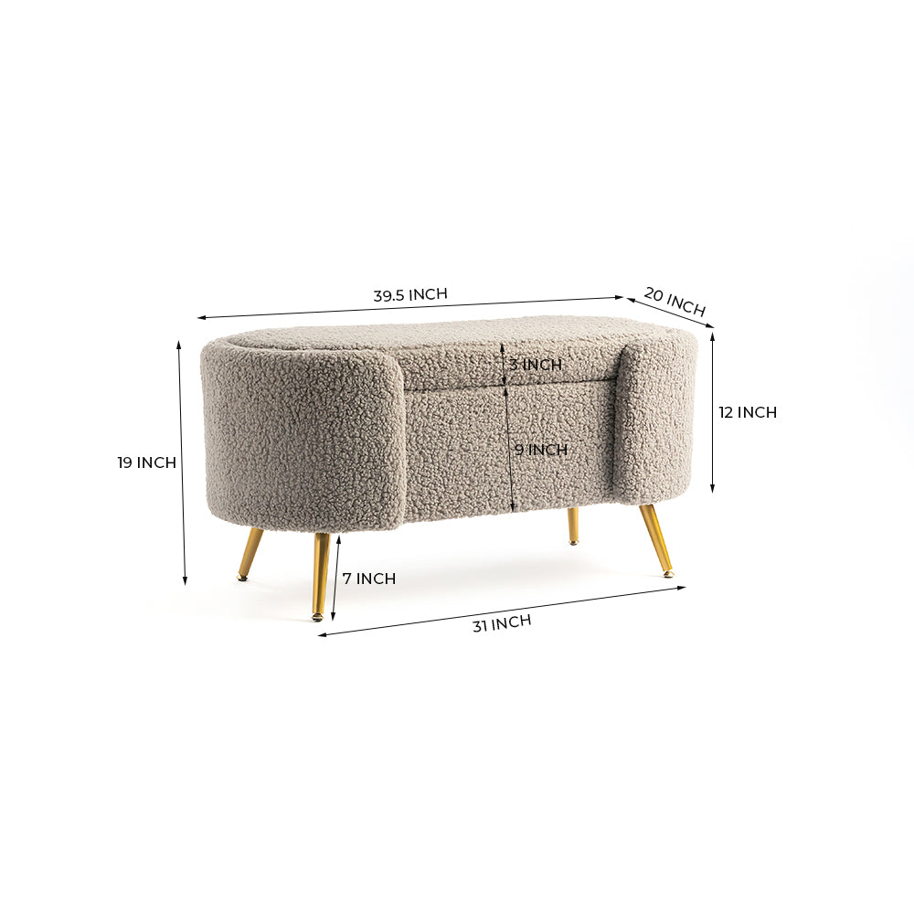 Alabaster Haven Storage Bench