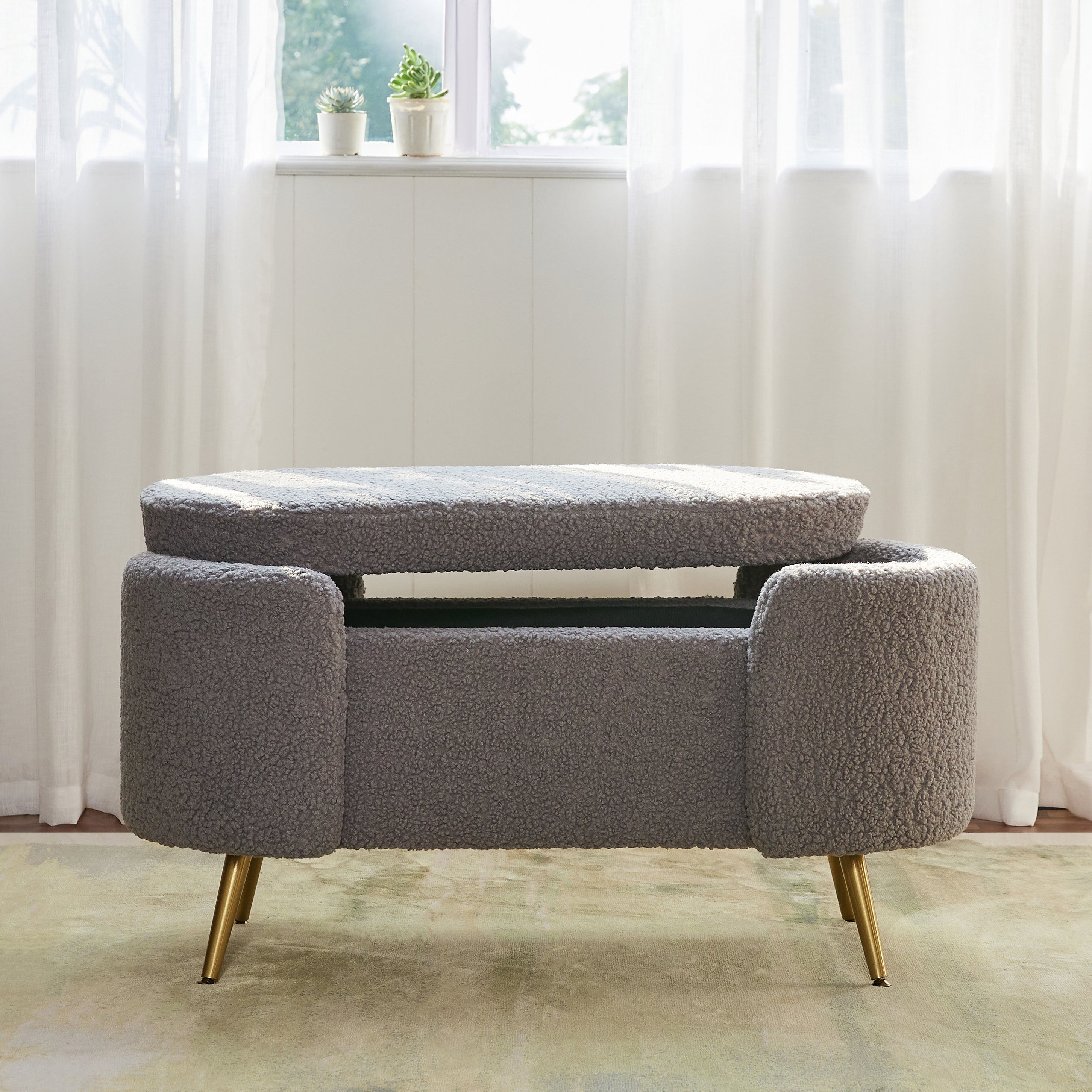 Alabaster Haven Storage Bench