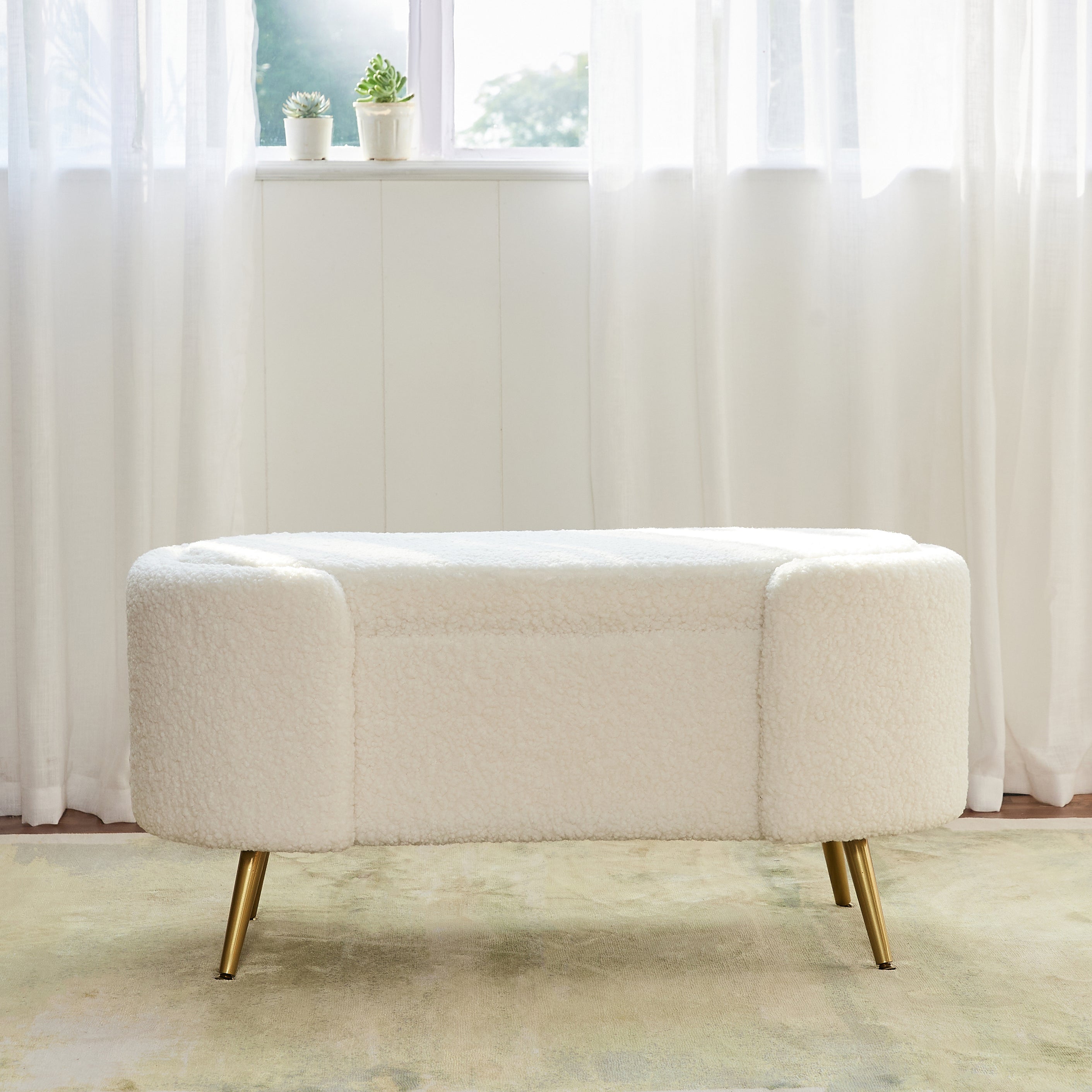 Alabaster Haven Storage Bench