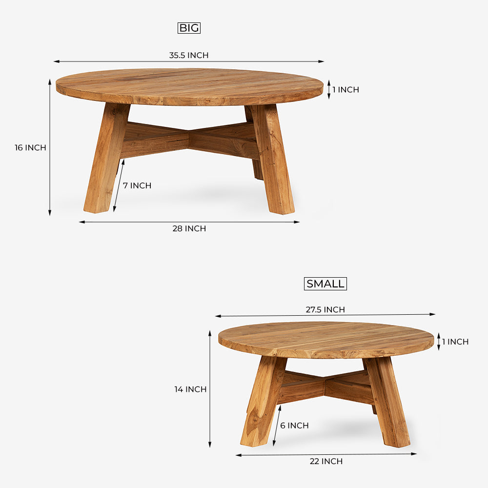Elara Teak Coffee Table