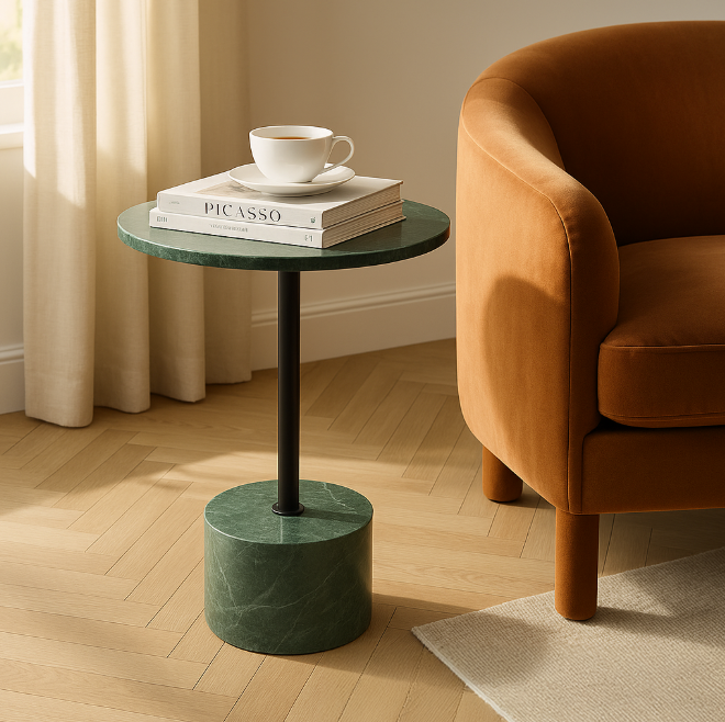 Arlo Round Marble Table