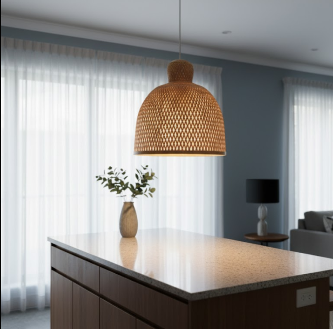 Artisanal Bamboo Lampshade