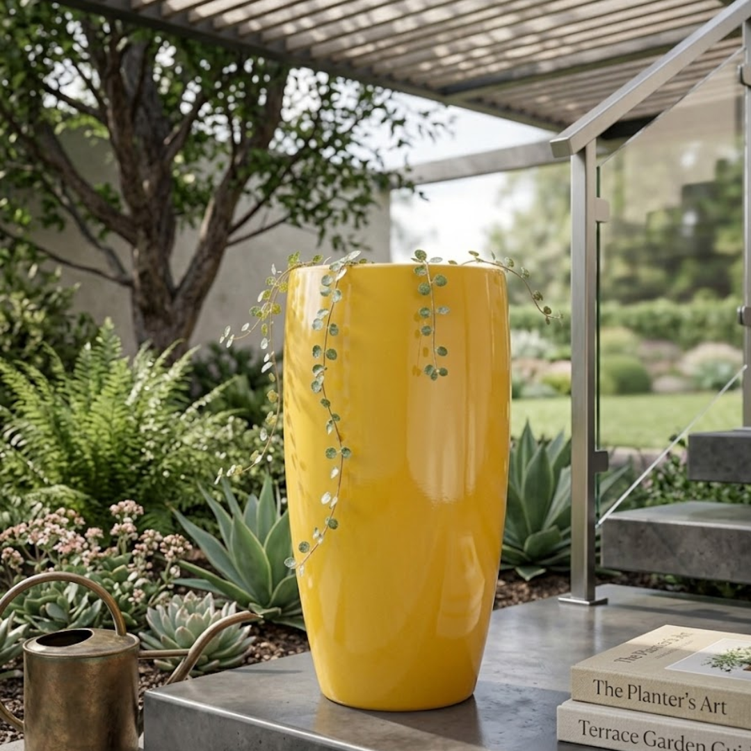 Solis Gloss Floor Planter