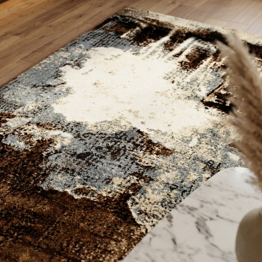 Woodland Echo Abstract Rug