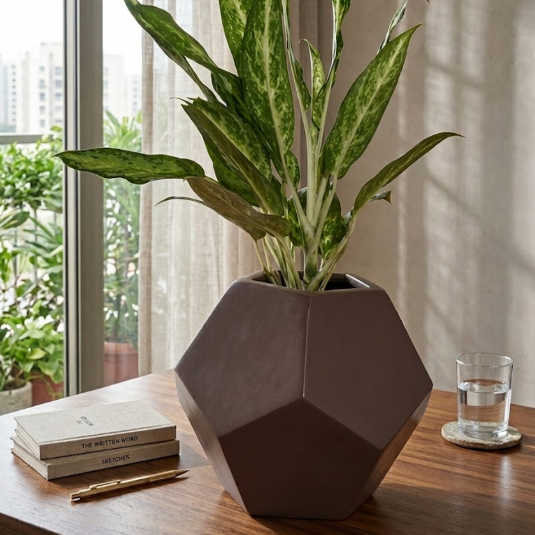Mocha Prism Planter