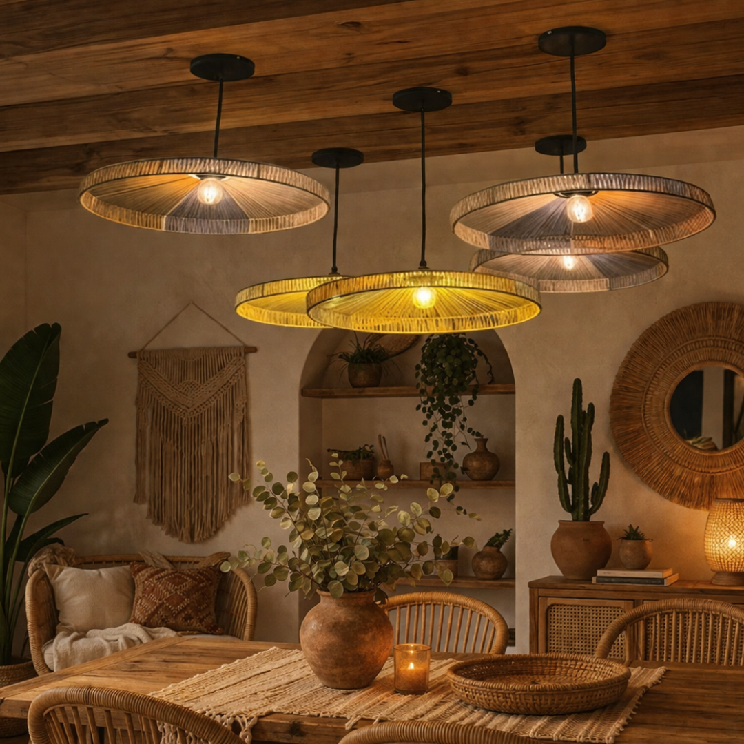 Solara Thread Weave Pendant Lamp