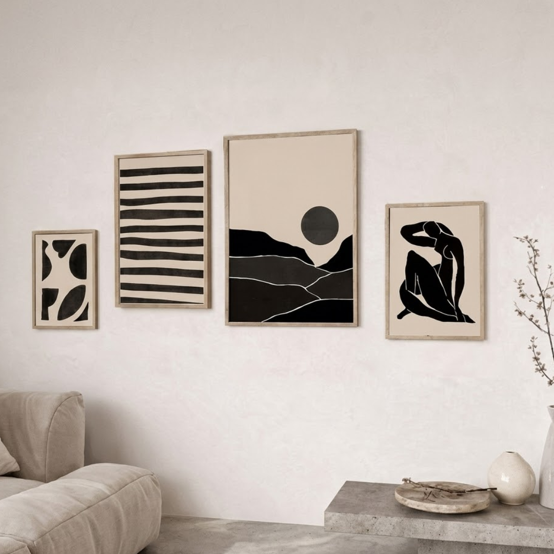 Solstice Muse Digital Wall Paintings (set of 4)