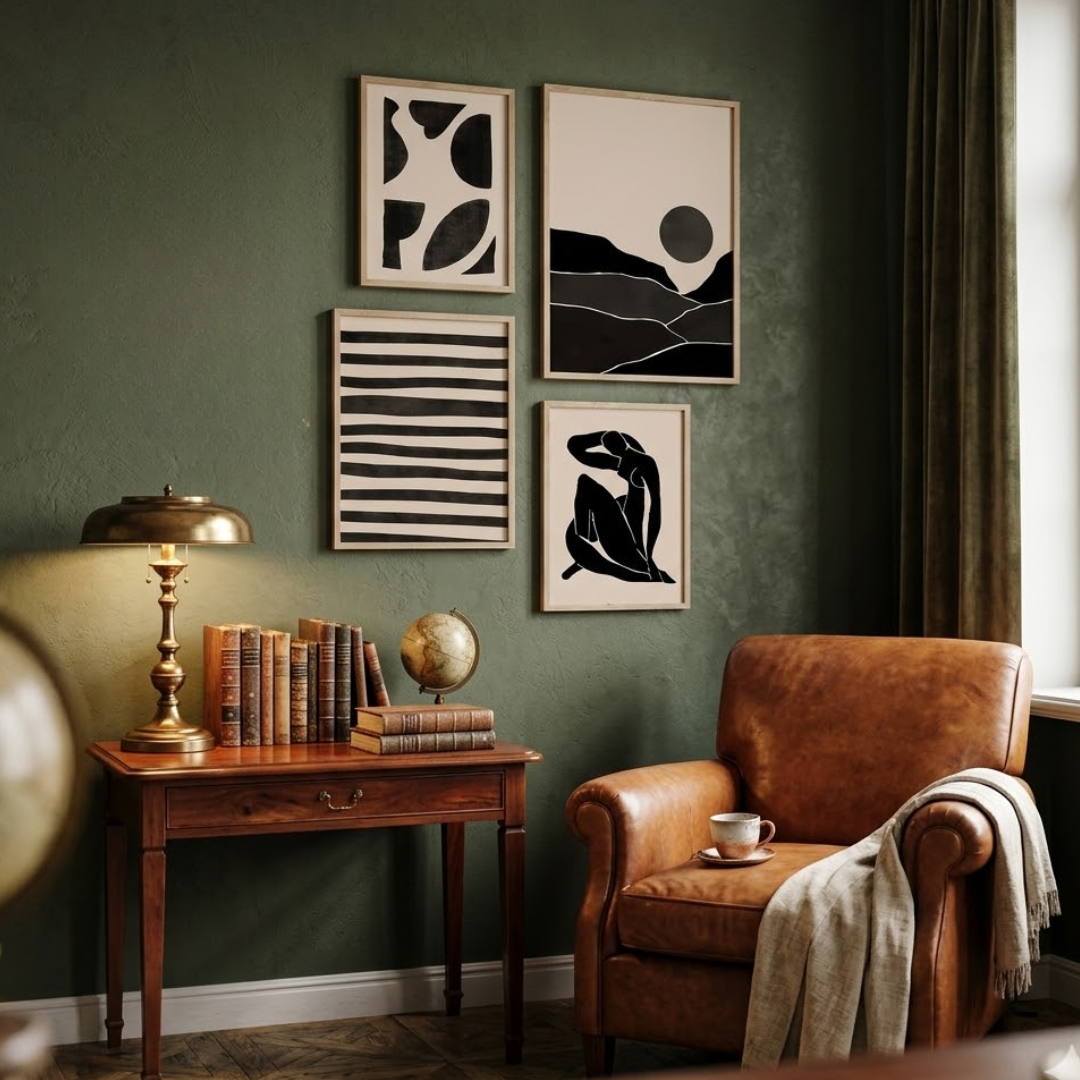 Solstice Muse Digital Wall Paintings (set of 4)