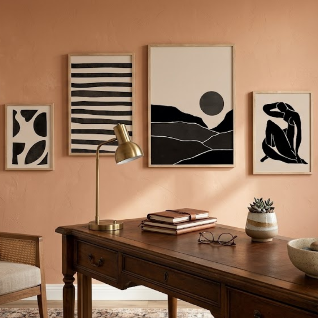 Solstice Muse Digital Wall Paintings (set of 4)