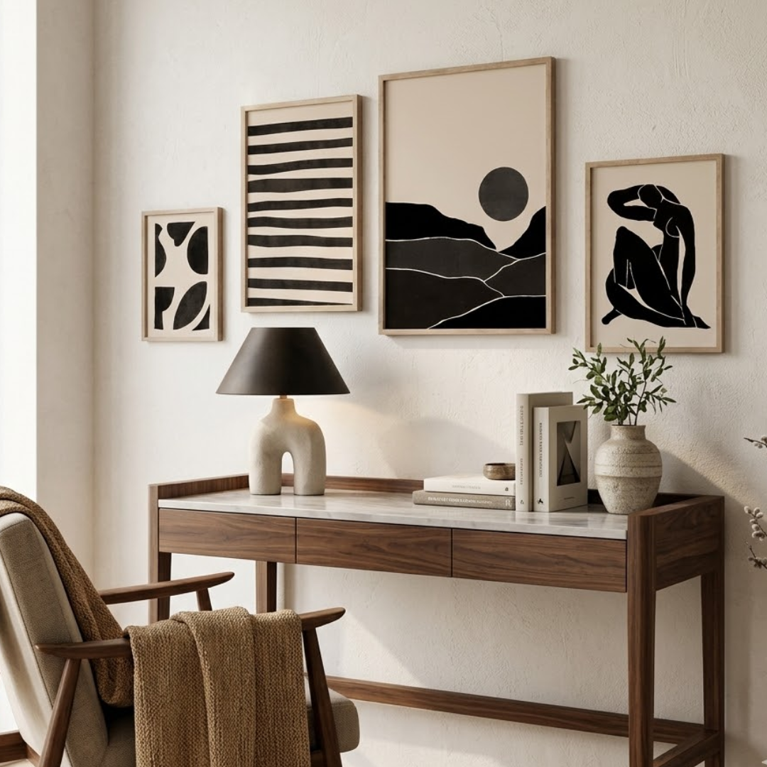 Solstice Muse Digital Wall Paintings (set of 4)
