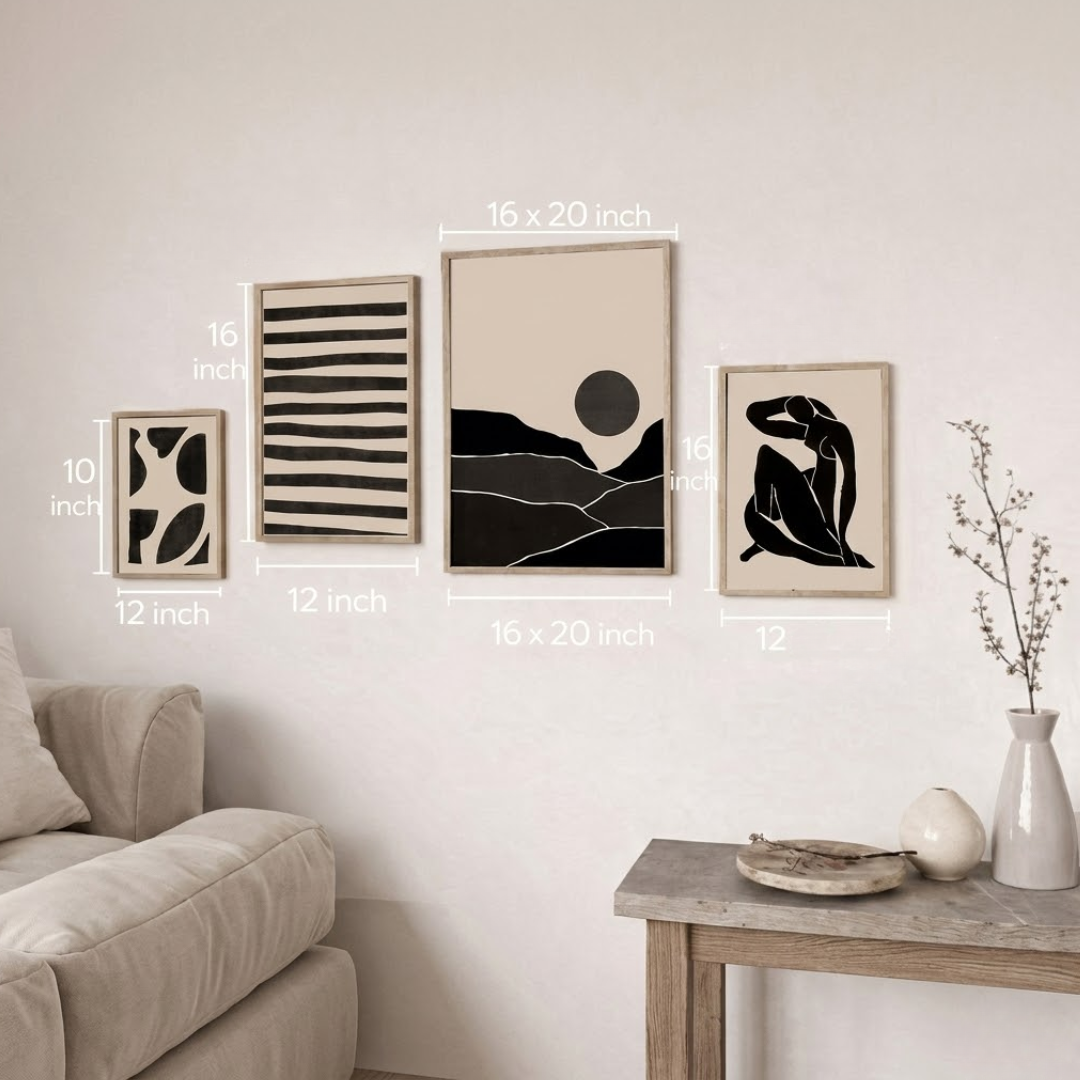 Solstice Muse Digital Wall Paintings (set of 4)