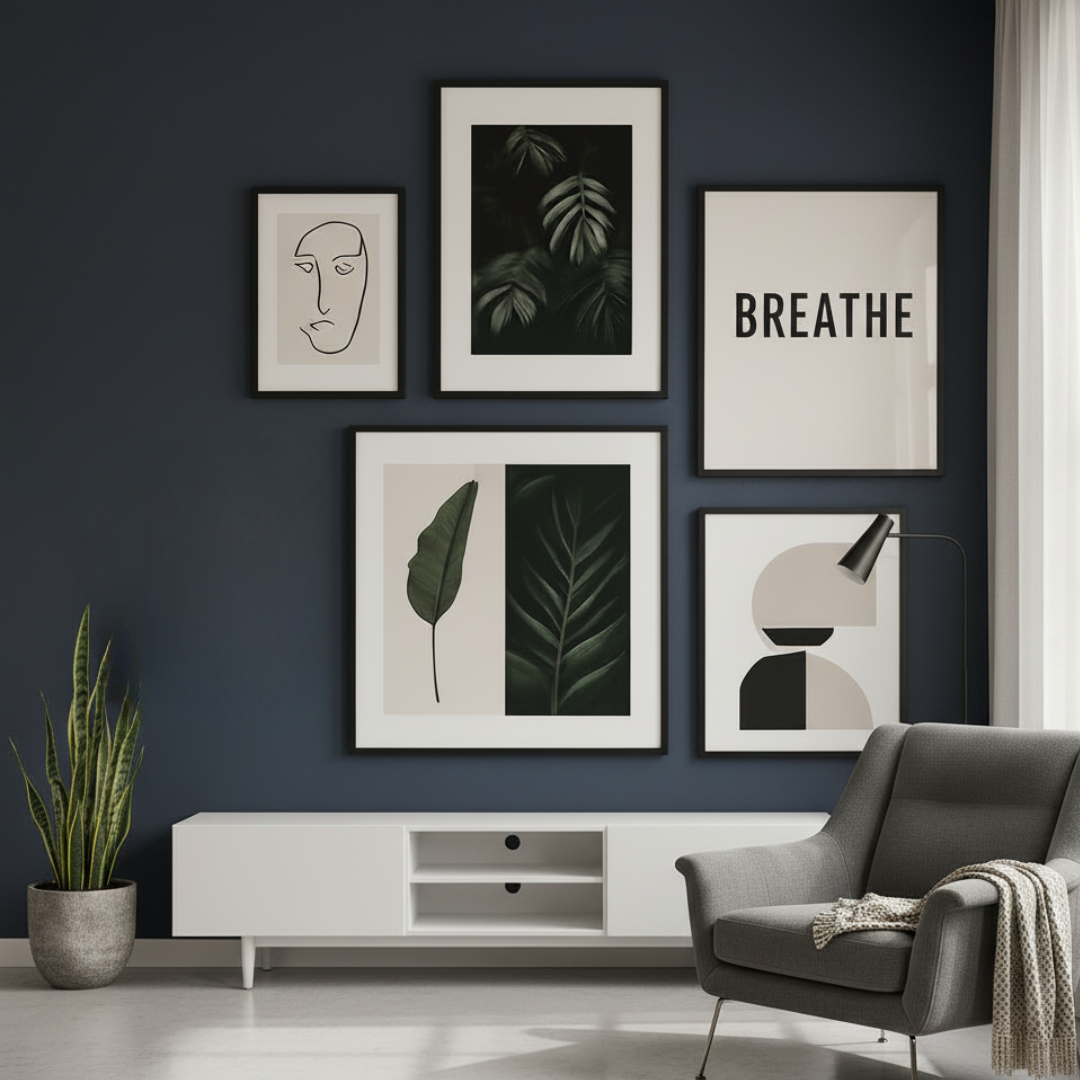 Botanica Aura Digital Wall Paintings (set of 5)