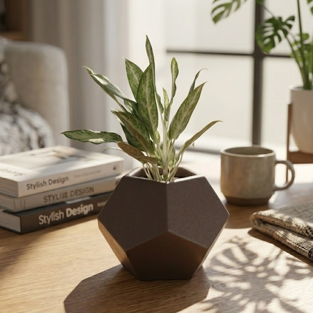 Mocha Prism Planter