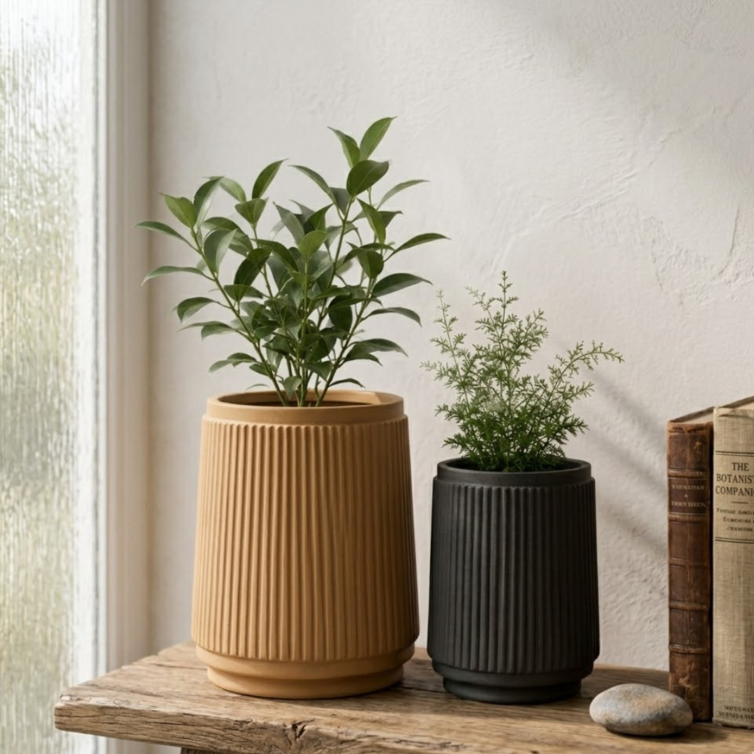 Aureli Ribbed Planter