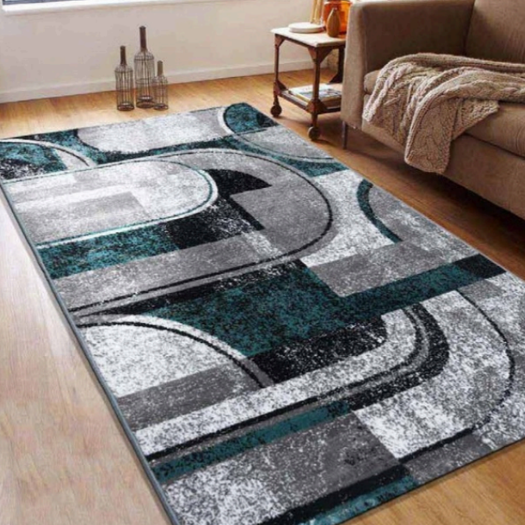 Azure Rhythm Rug
