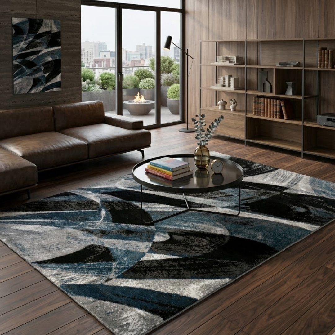 Cobalt Muse Rug