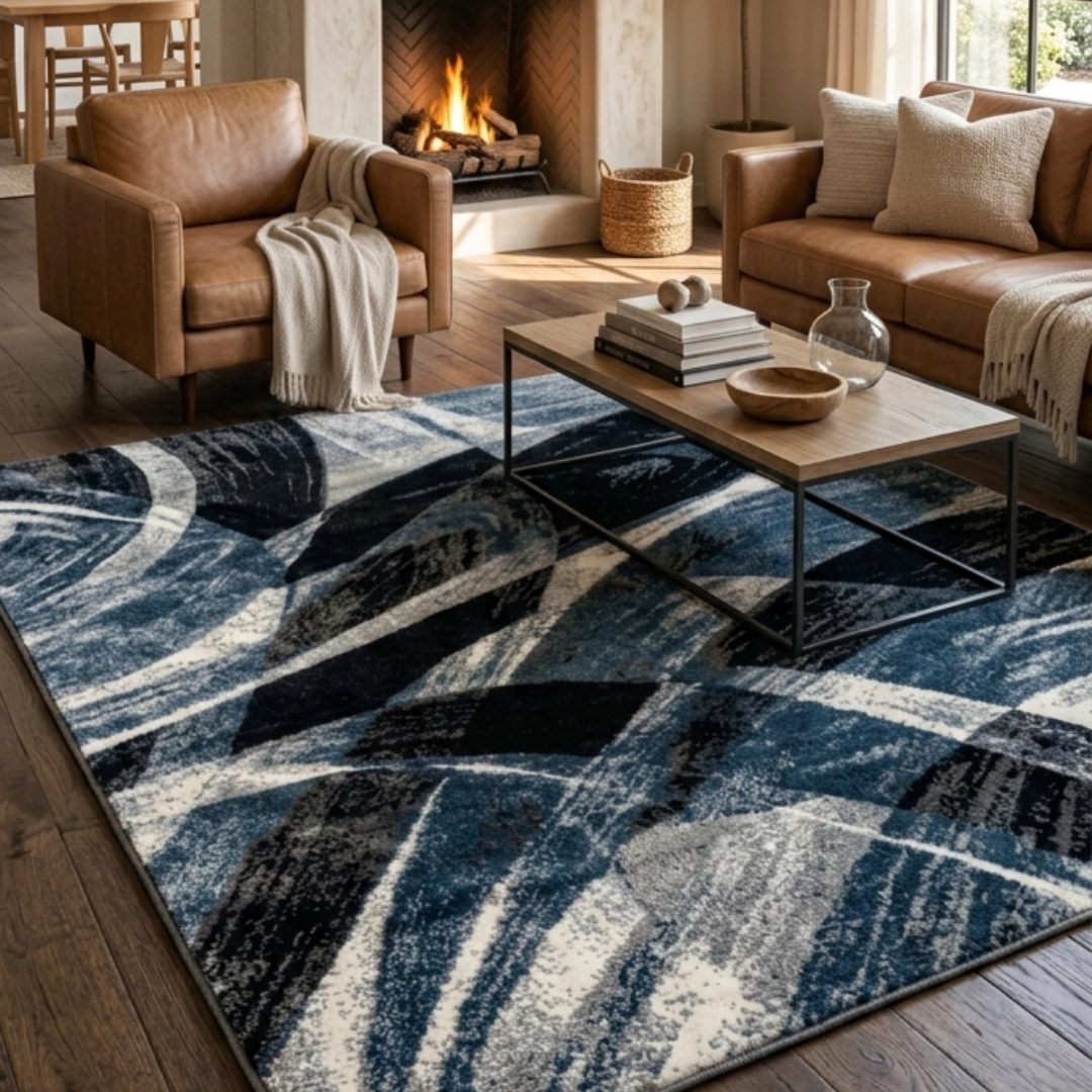 Cobalt Muse Rug