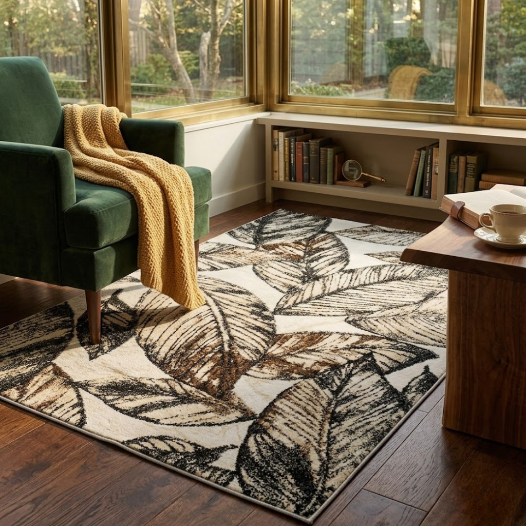 Terra Leaf Harmony Rug